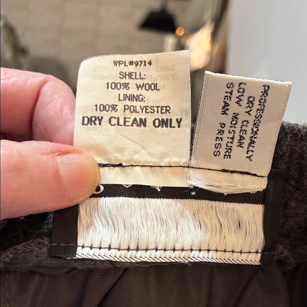 Vintage 🥳HP🥳Sag Harbor Petite Gray Skirt - Picture 8 of 8